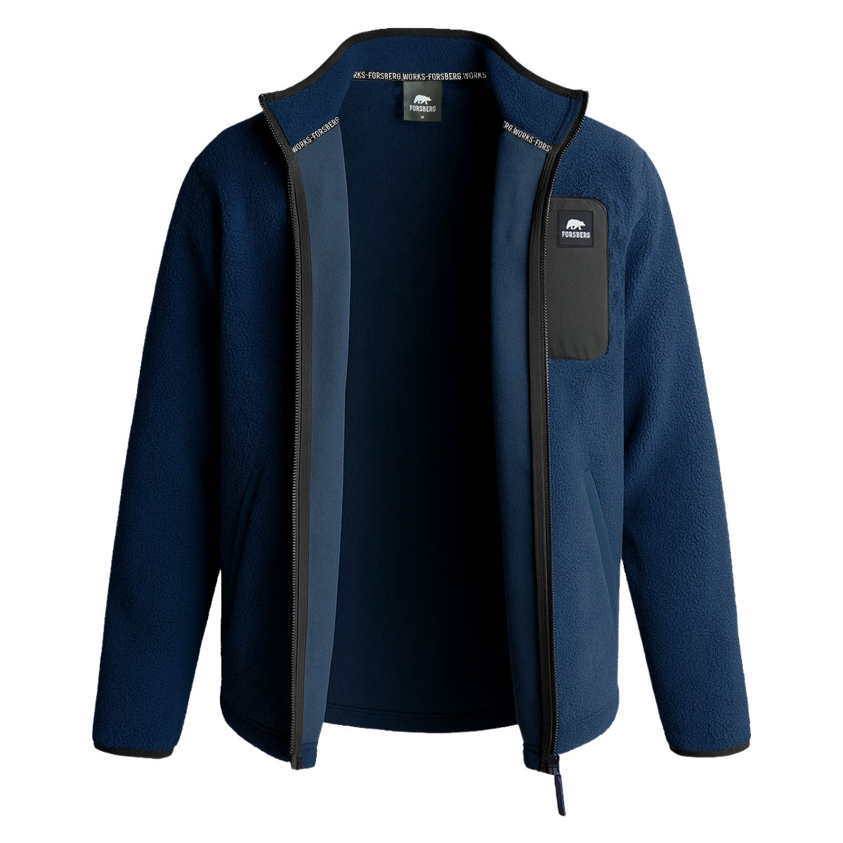 FORSBERG Webpelzjacke mit Brusttasche - 9