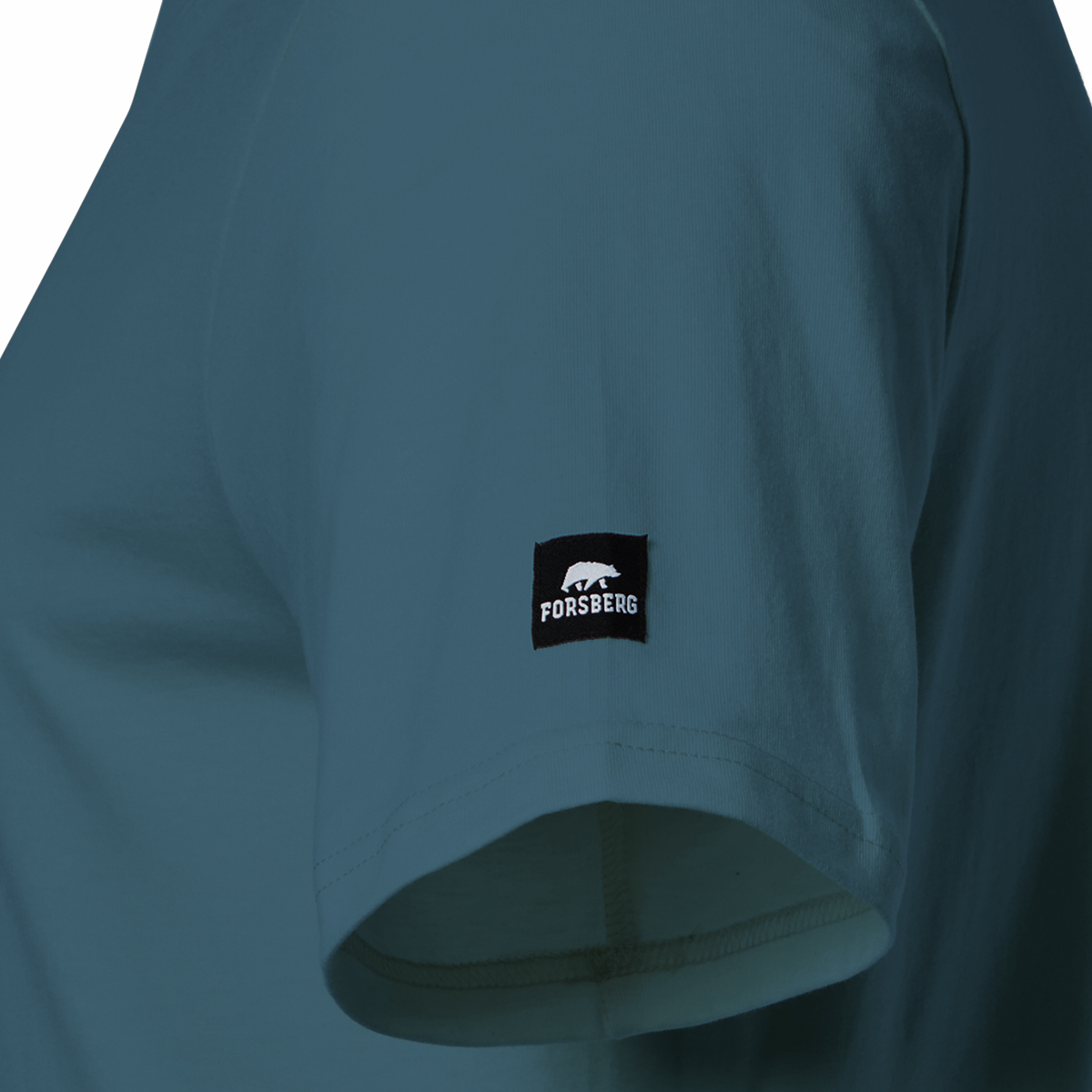 FORSBERG T-Shirt mit kleinem Gummi-Patch - 15