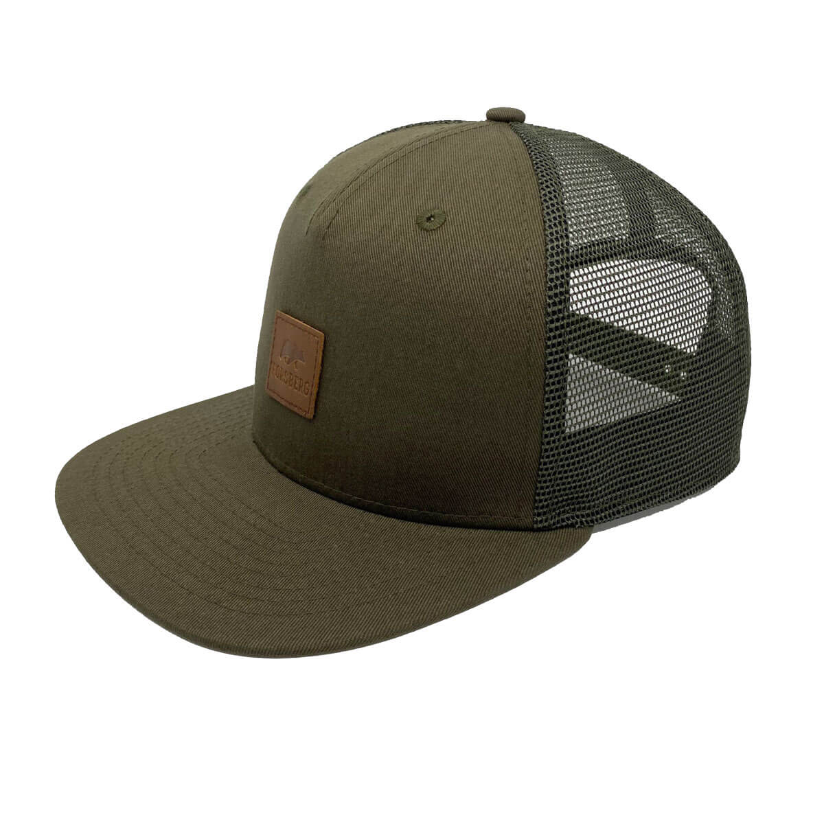 FORSBERG olivfarbene Cap mit Netzgewebe - 2