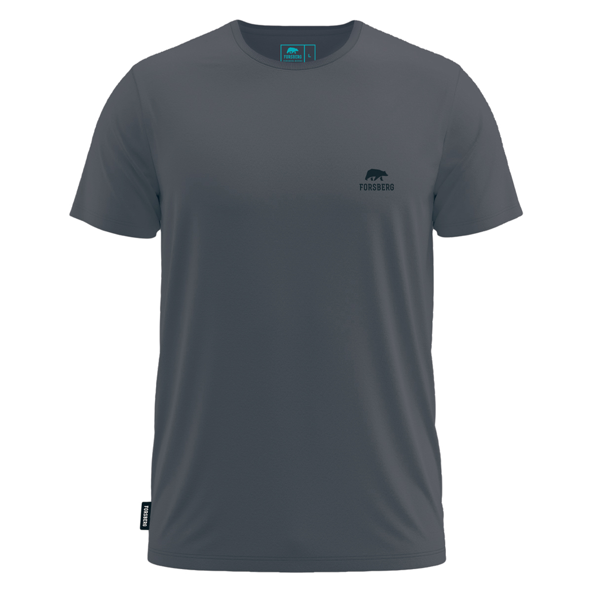 FORSBERG Lite T-Shirt mit kleinem Brustlogo - 3