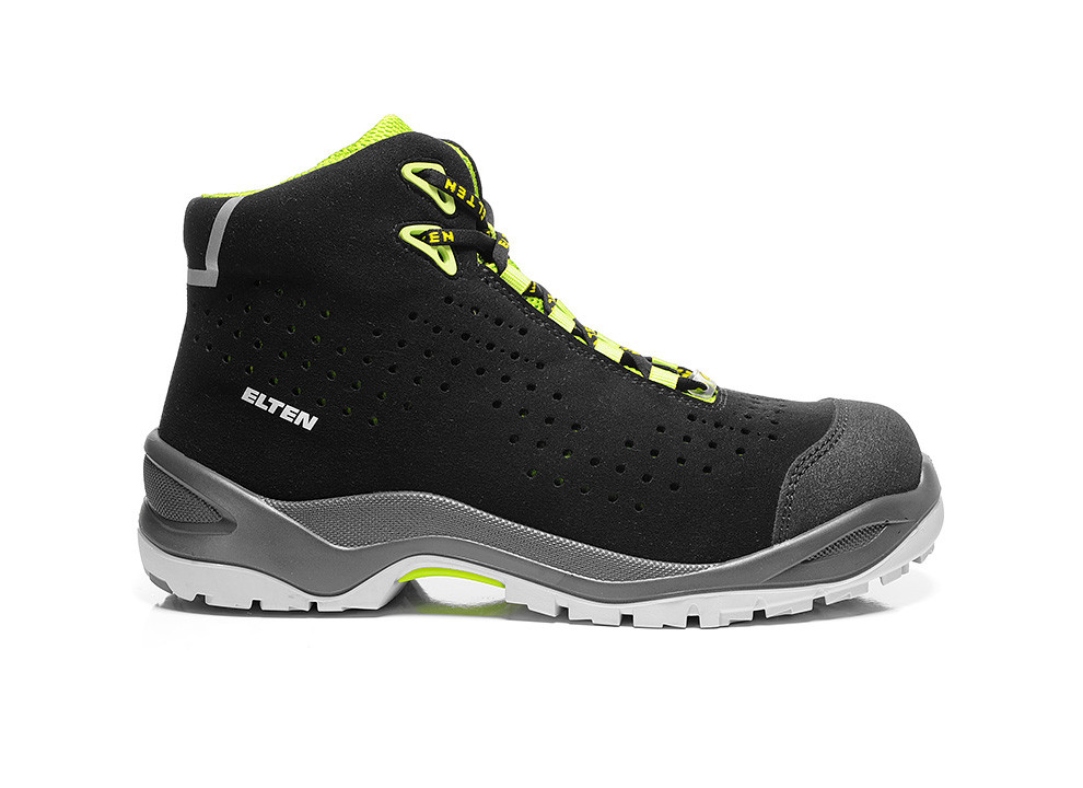 Elten IMPULSE green Mid ESD S1PS Mikrofaser-Schnürstiefel - 2