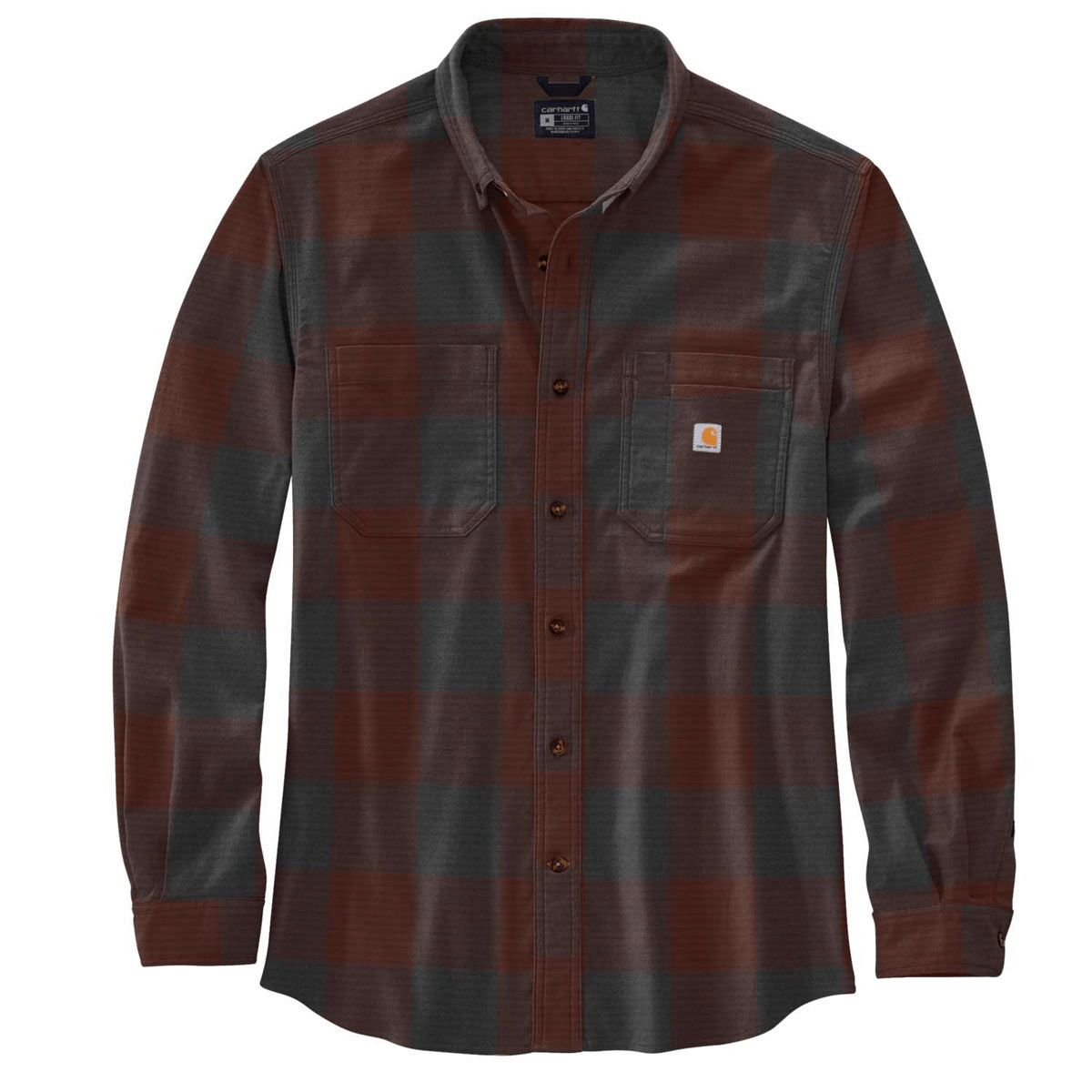 Carhartt Midweight Flannel L/S Plaid Shirt - 1