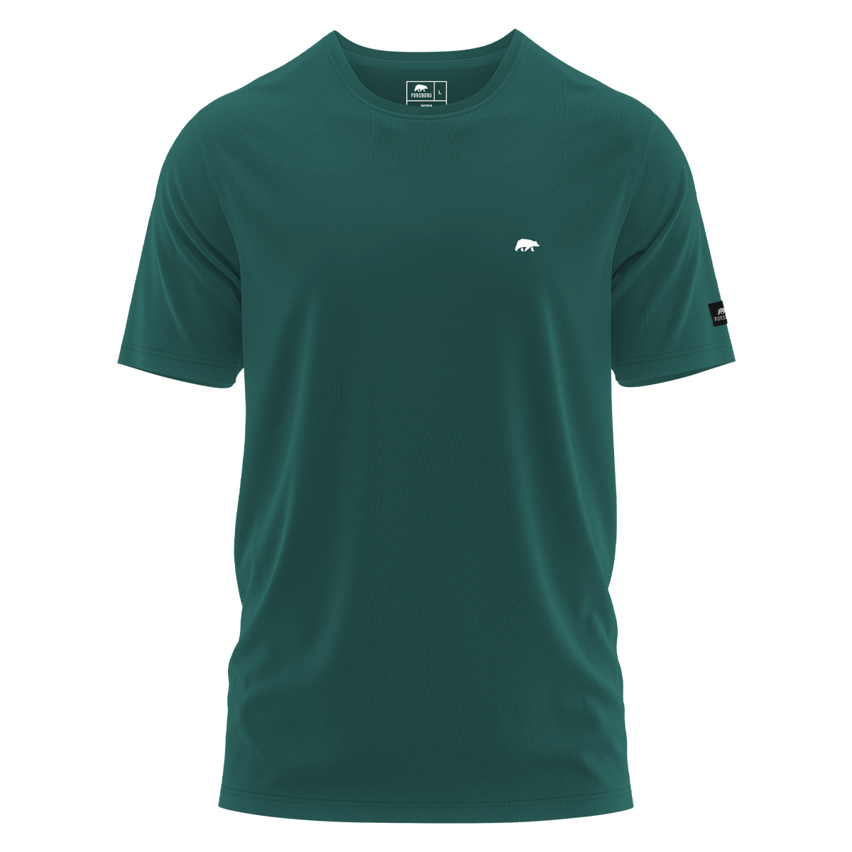 FORSBERG T-Shirt mit kleinem Gummi-Patch - 19