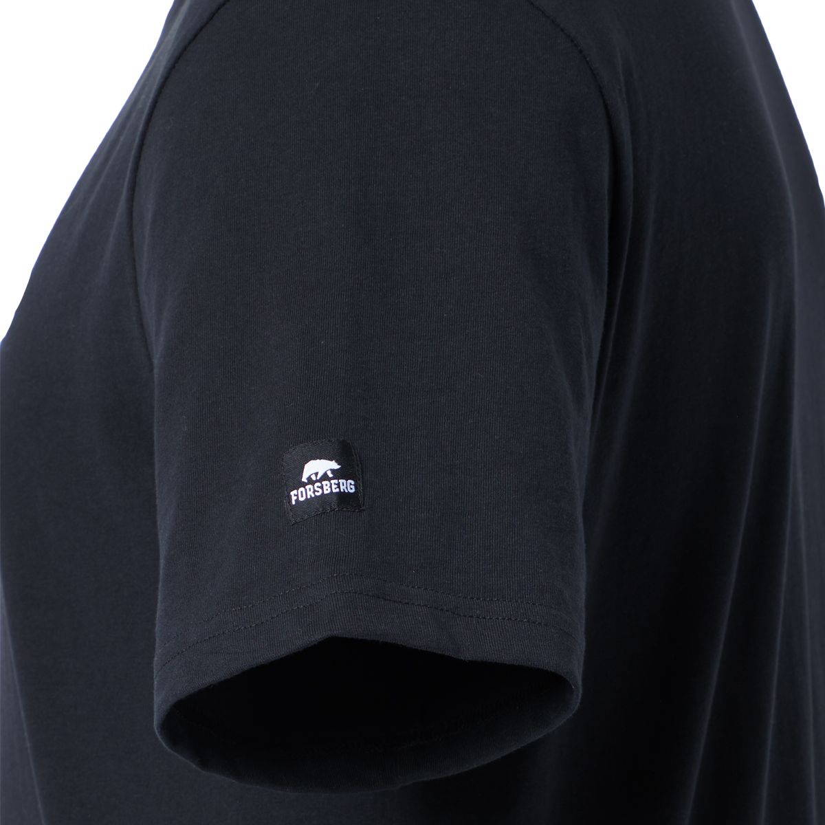 FORSBERG T-Shirt mit kleinem Gummi-Patch - 10