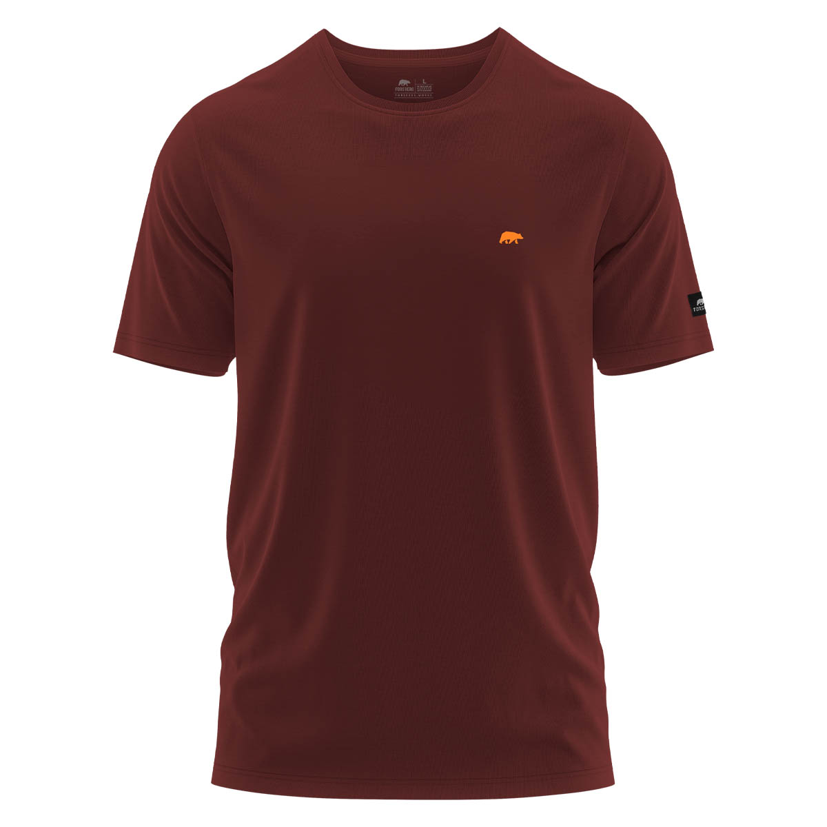 FORSBERG T-Shirt mit kleinem Gummi-Patch - 1