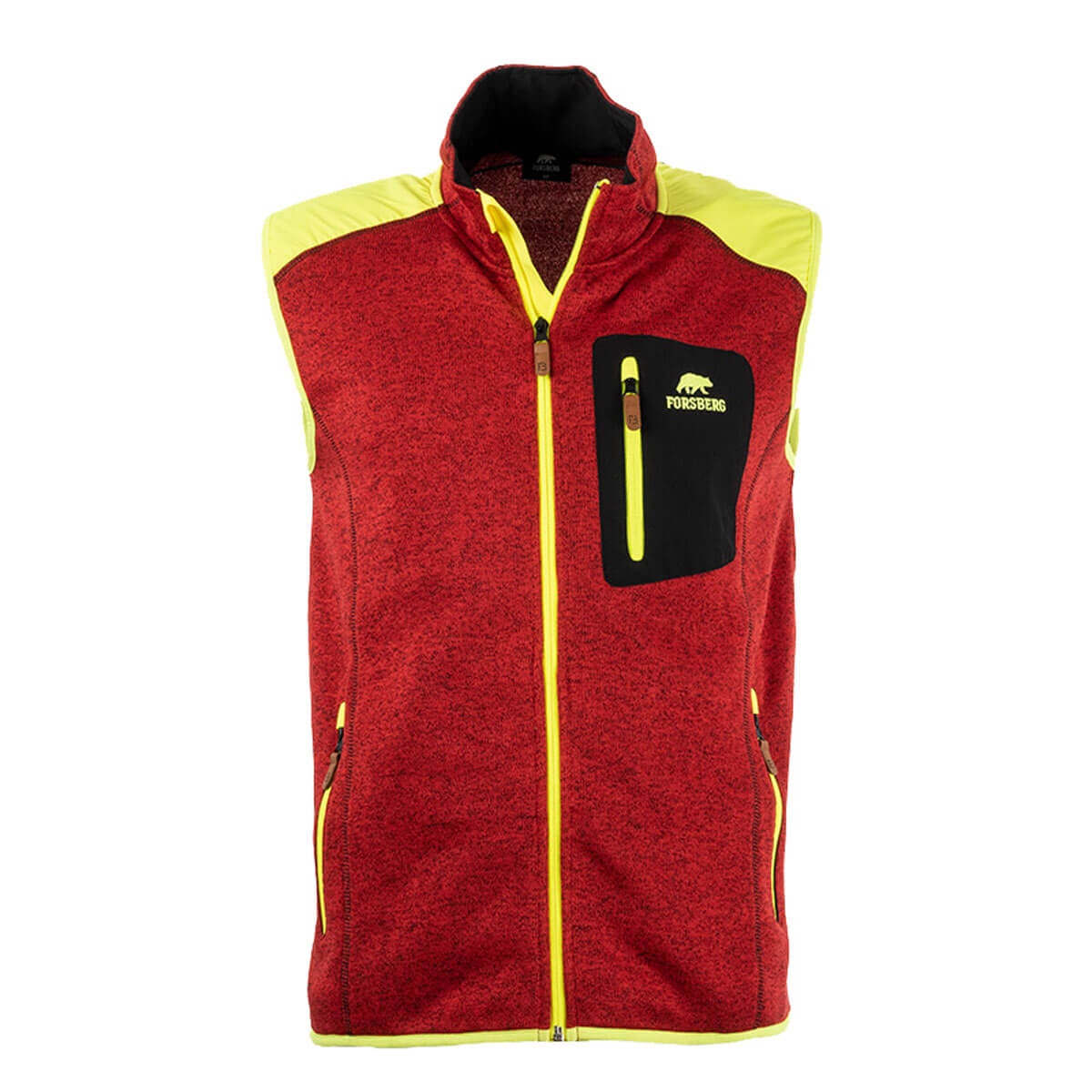 FORSBERG Lönna Strickfleeceweste Forst - 1