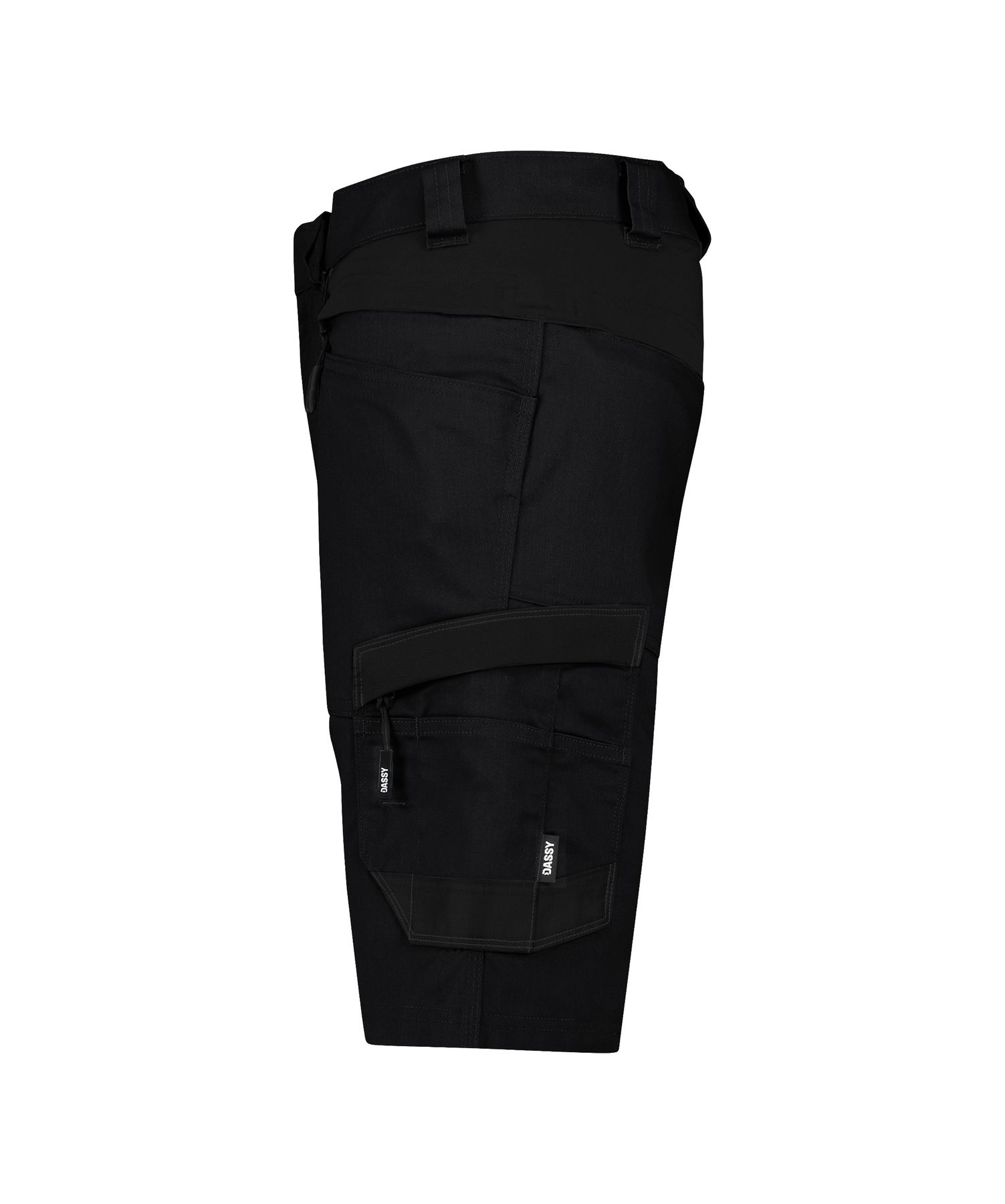 DASSY® Axis Next Stretch-Arbeitsshorts - 15, Hose, Shorts, Cargo, Schwarz, Taschen