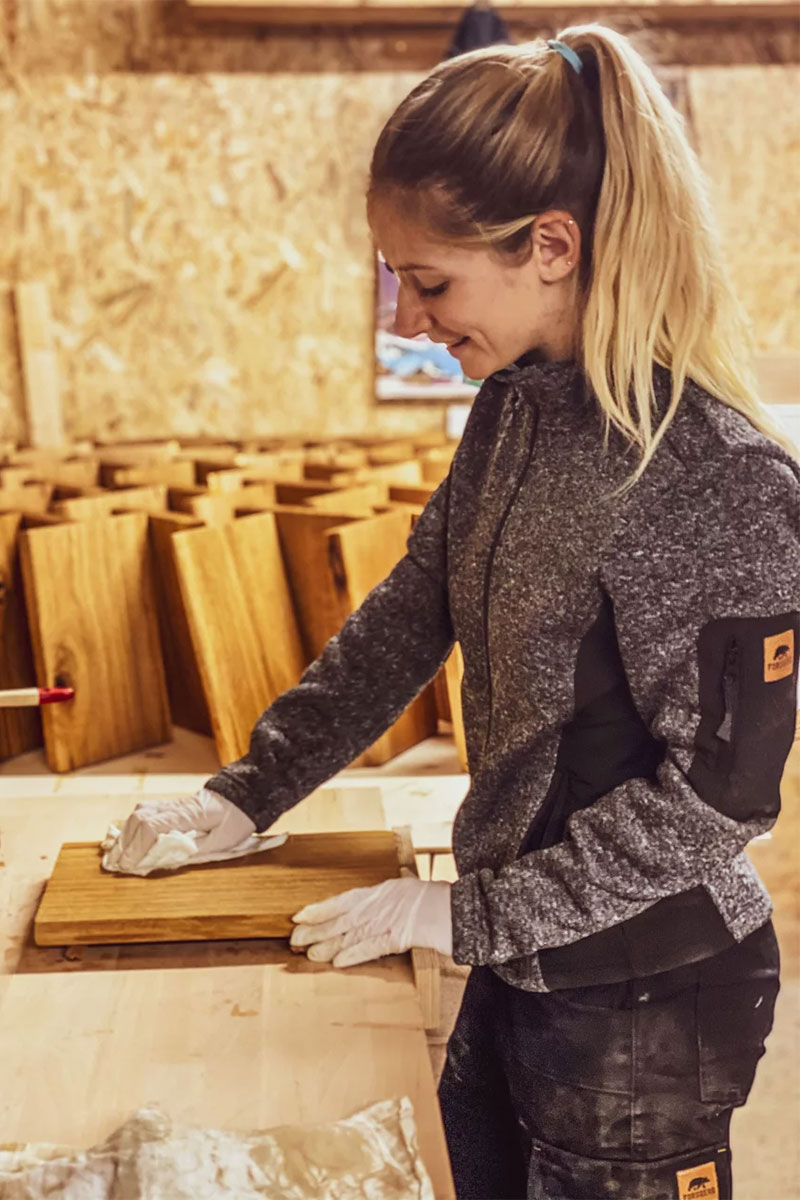 Bekleidung, Handschuh, Person, Holzbearbeitung