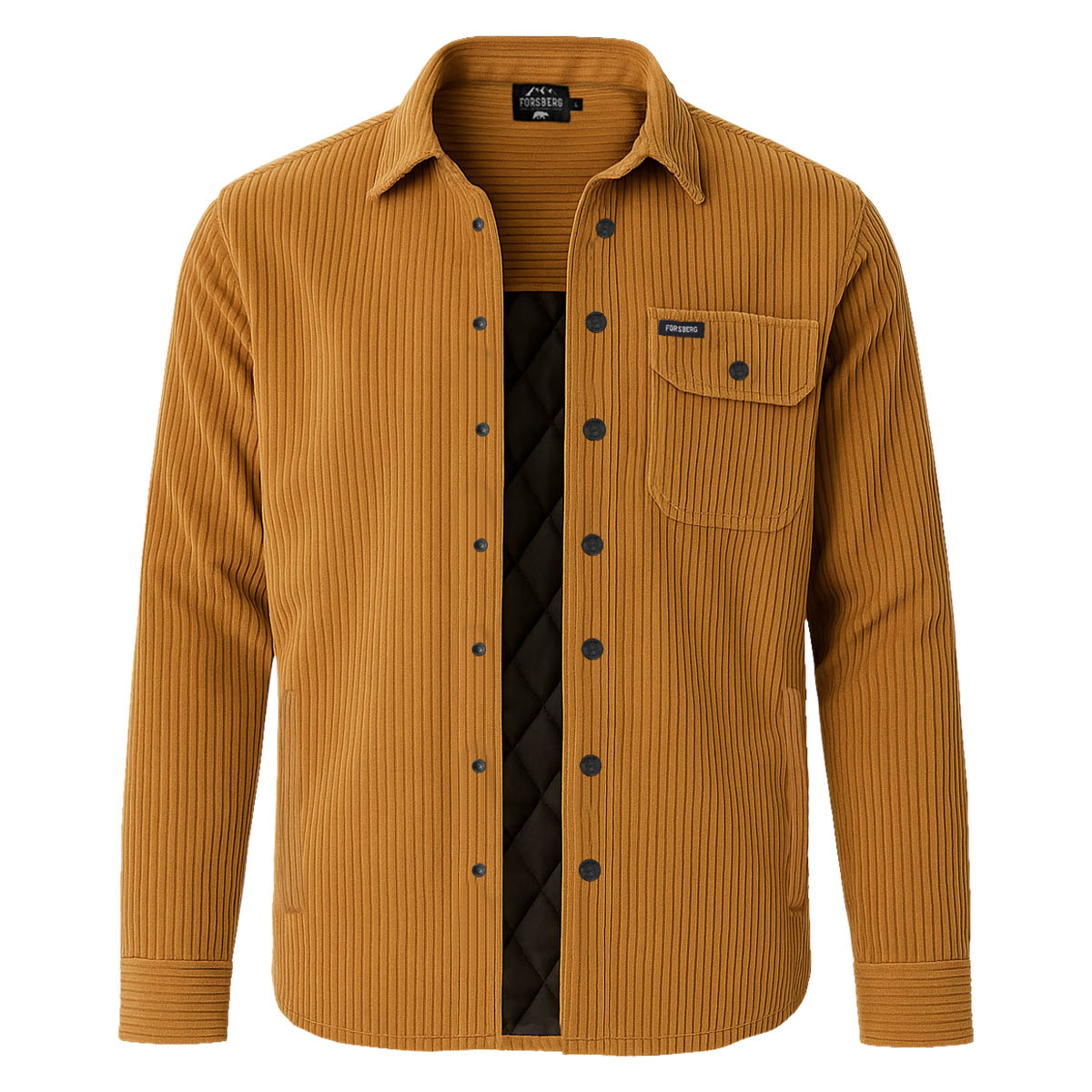 FORSBERG gefüttertes Cordhemd - 2
