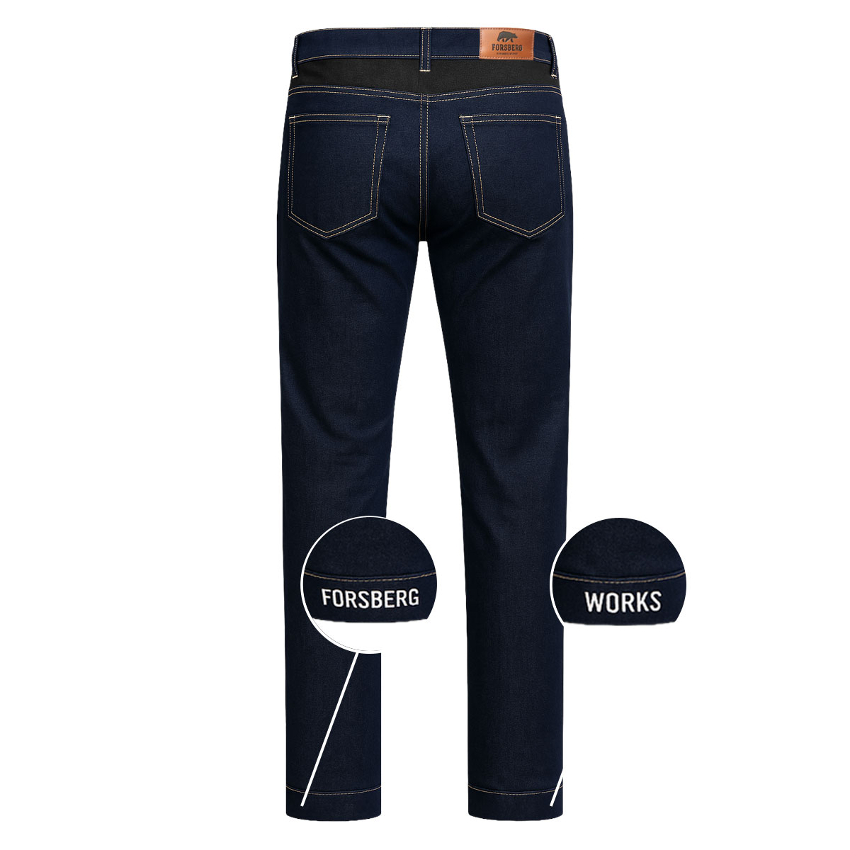 FORSBERG Denim 5 Pocket Jeans - 3