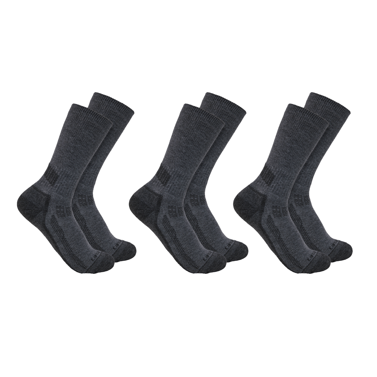 CARHARTT Force Midweight Crew Sock 3 Pack - 4