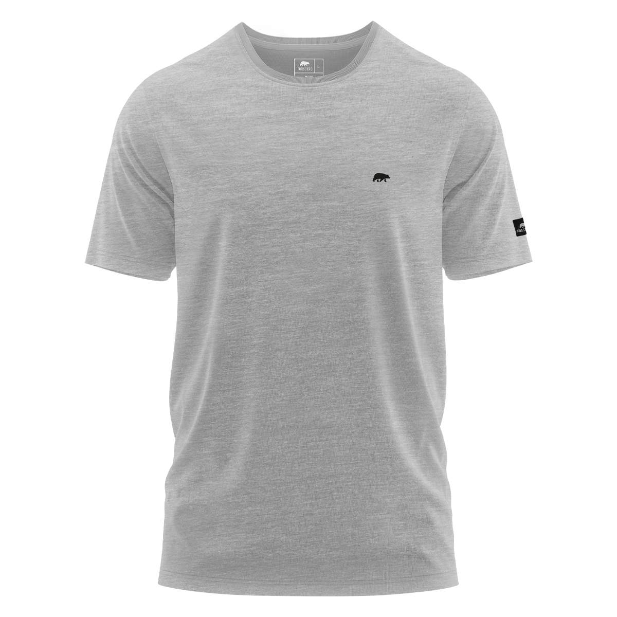 FORSBERG T-Shirt mit kleinem Gummi-Patch - 21