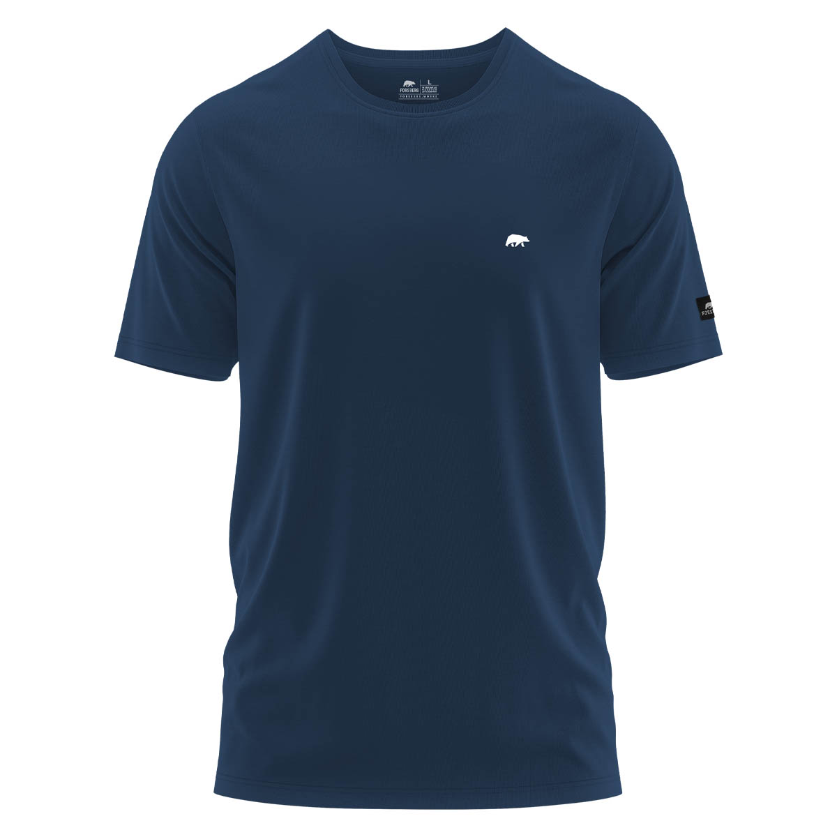 FORSBERG T-Shirt mit kleinem Gummi-Patch - 3