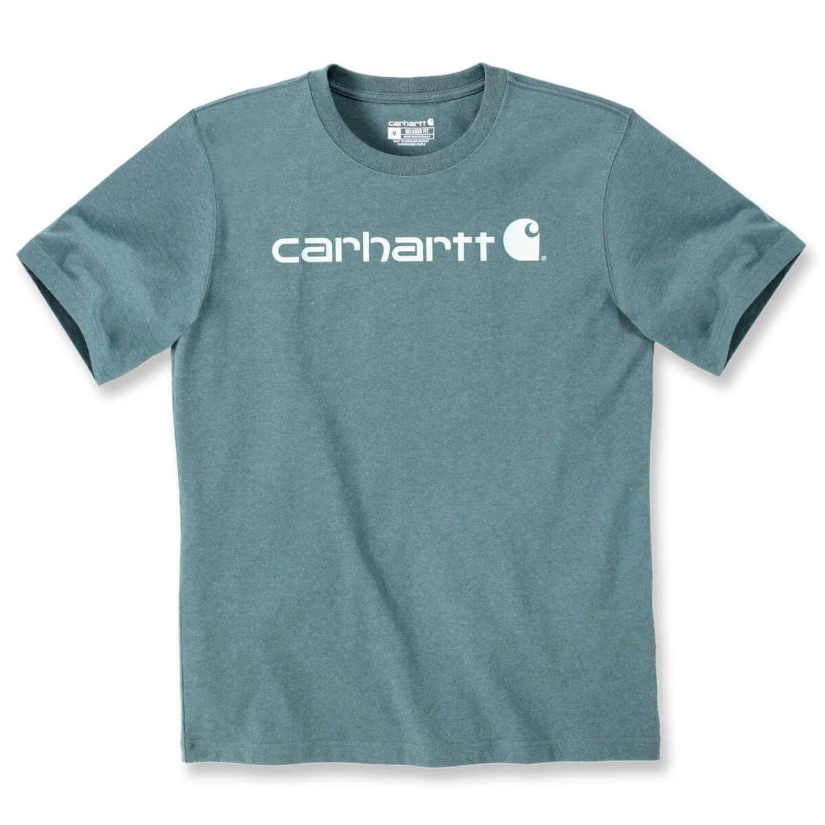 Carhartt Core Logo T-Shirt dicke Qualität - 13