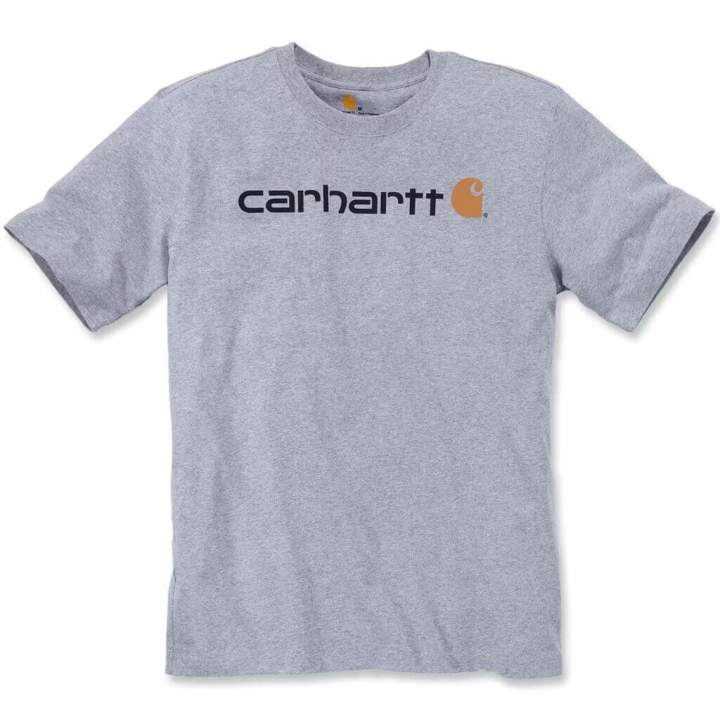 Carhartt Core Logo T-Shirt dicke Qualität - 8